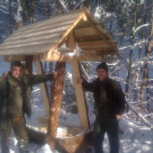 stavba noveho prikrmovacieho zariadenia 2