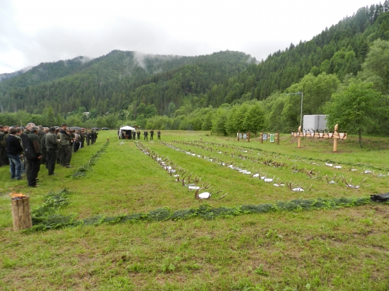 Výstava zhodov parožia 2012 Čierny Váh