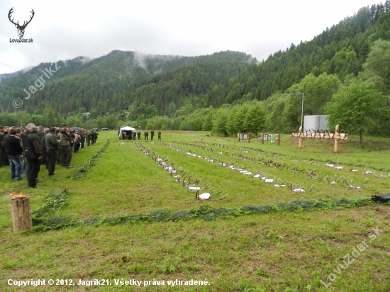 Výstava zhodov parožia 2012 Čierny Váh