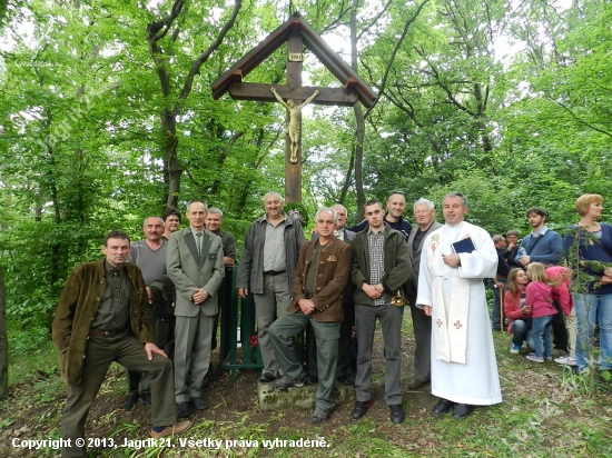 Vysvätenie kríža na Železnom vrchu