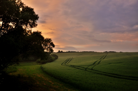 Západ slnka z posedu