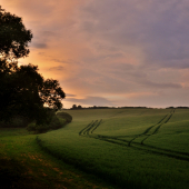 Západ slnka z posedu