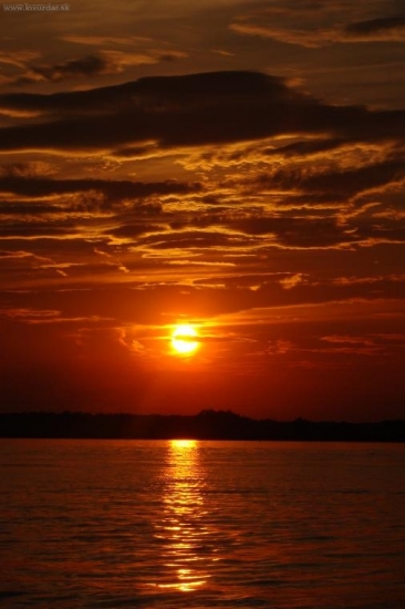 Tak vyzerá západ slnka v Zitnom Ostrove