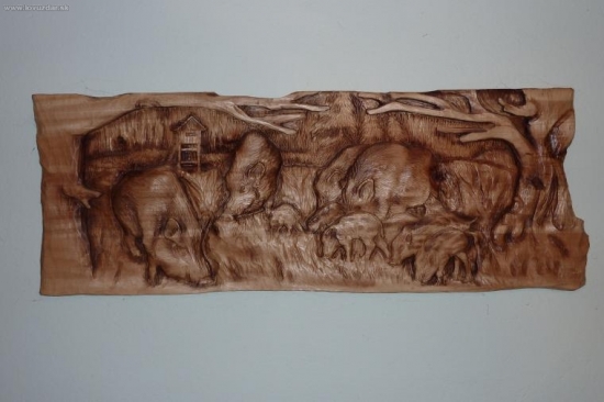 dlabané do dreva z jednoho kusu