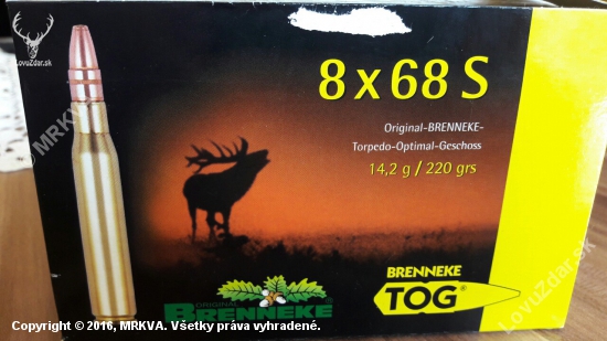 8x68s Brenneke Tog