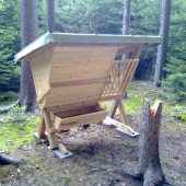 Můj nový krmelec a slanisko