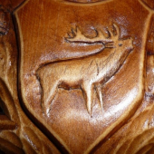 detail erbu na podlozke