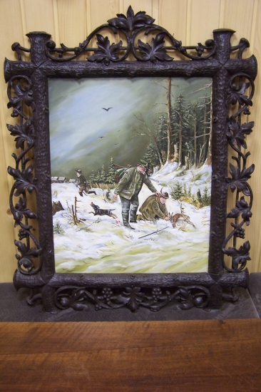 obraz -pytlák -v bohatém rámu