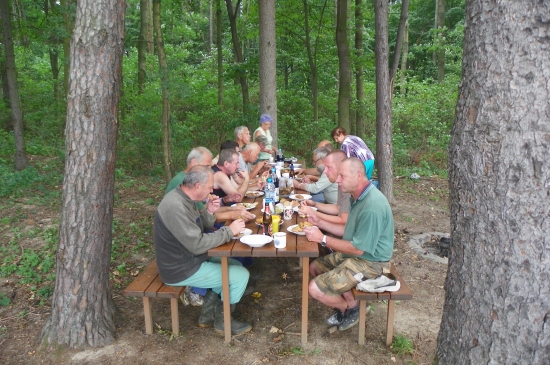 na brigádě na myslivecké chatě 14.7.2012