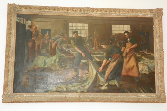 obraz-práce v koželužně