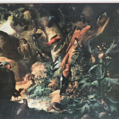 autor.Jan Rudolf Rys-krajina s ptáky