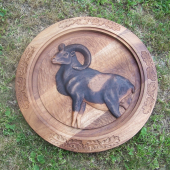 deska na kulatý stolík