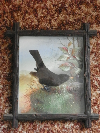 starší mistrná práce -relief s kosem