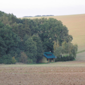 krajina okolo naší chaty mění tvář