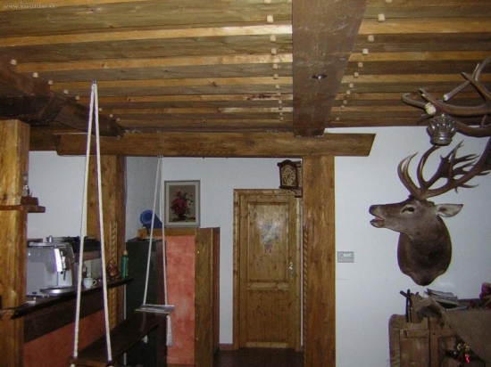 část loveckého interieru