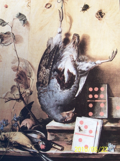 Zátišie s jarabicou a dominom