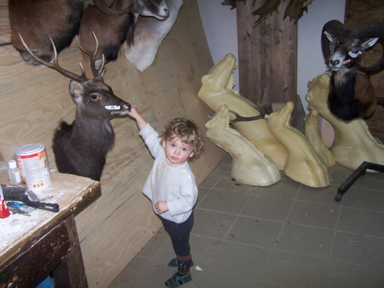 nečekaná návštěva u mě v dílně