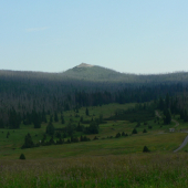 Smutný pohled z Březníku na Luzný