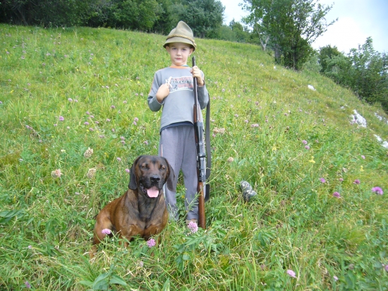 Mladý priaznivec Cechu Hubertovho :-)