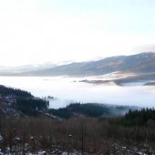 Horehronie - Beňuš pod závojom hmly