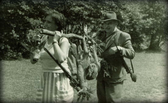 So srncom na palici...