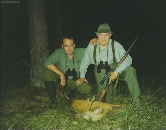 Jedna z úspešných poľovačiek s mojim otcom...