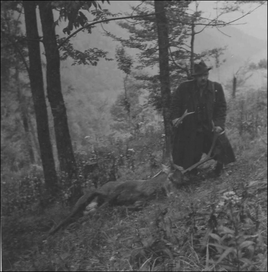 Nad zhasnutým jeleňom.../starý otec/