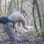 Striekanie pachoveho ohradnika