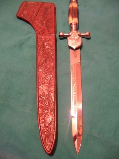 PRO HONORE SANCTUS HUBERTUS v nerezovom prevedení