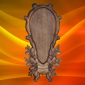 Podložka na jeleňa / drevo-orech/