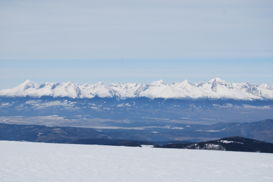 Pohľad z Kráľovej hole na Vysoké Tatry