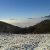 pekný pohľad zo Sedla po Holým vrchom