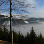 inverze na hřebenech