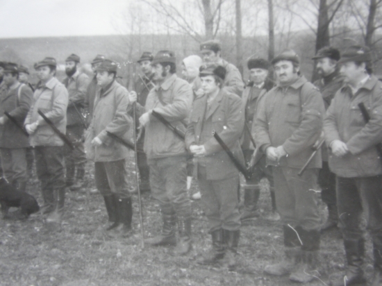 Nástup pred spoločnou polovačkov...