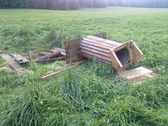 my postavime a medved roztrepe