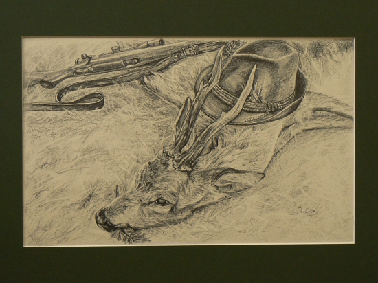 úlovok srnca-ceruza A3