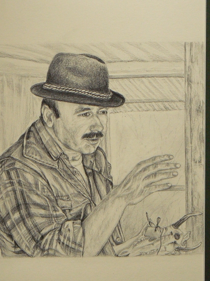 poľovnícke zážitky-ceruza A3