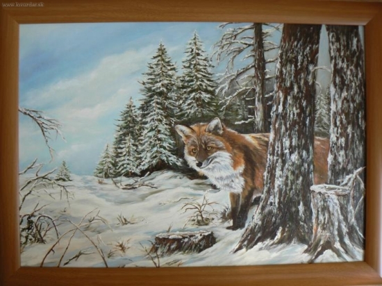 líška hrdzavá-olej