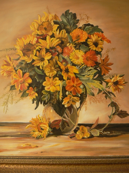 jesenná paleta farieb-olej 40x45cm