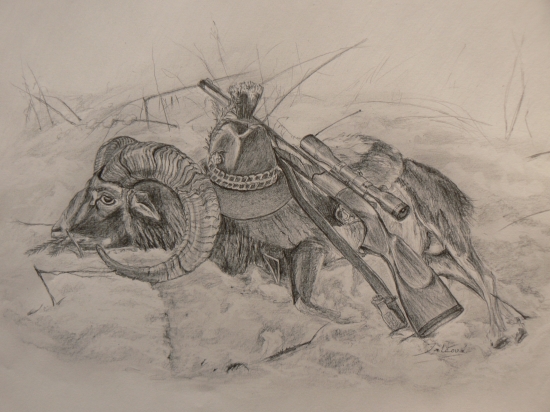 úlovok muflona-ceruza