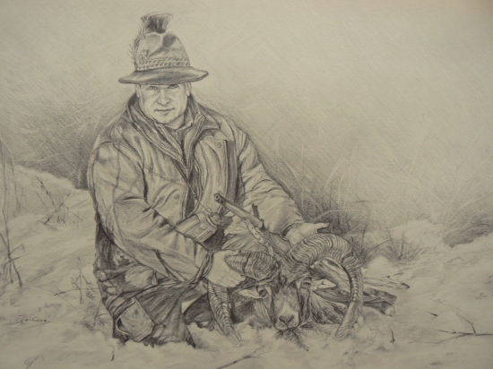 radosť z úlovku-ceruza A3