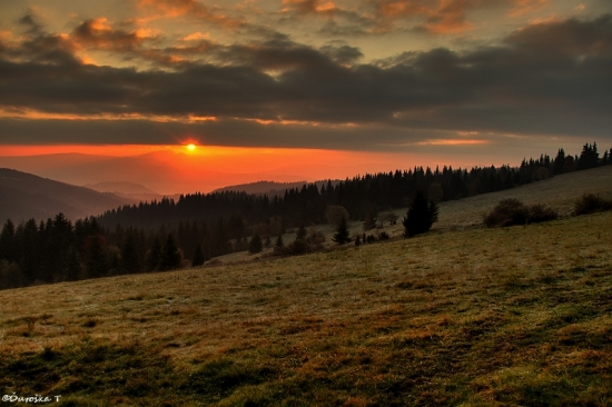 Oravské mrazivé ráno