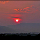 podvečerný opar ...