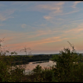 podvečerný rybník ...