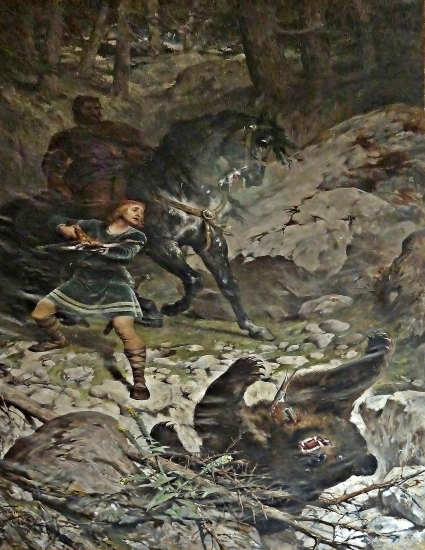 ulovenie medveďa ...