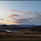 rybník podvečer ...