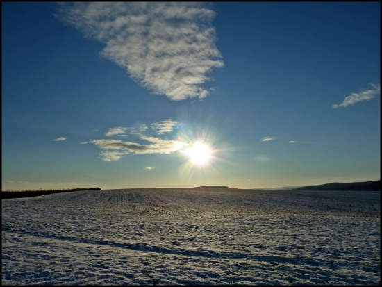 za chvíľu zapadne ...