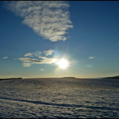 za chvíľu zapadne ...