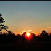 západ na Plachtinských lazoch ...