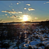 podvečer pri rybníku ...